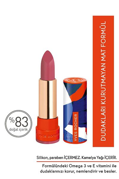 Yves Rocher 8 Hour Effective Intense Color Matte Lipstick-03Pink Coral-3.8 G-83535