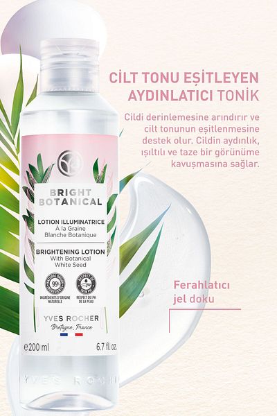 Yves Rocher Bright Botanical Anti-Blemish and Wrinkle Herbal Complex Treatment - Tonic 200ml