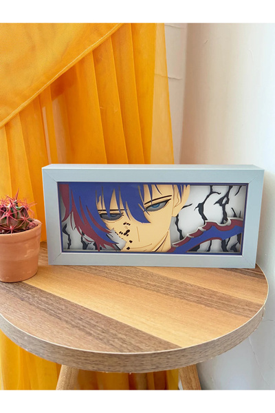 GünArt Sung Jin Woo 3D Anime Lightbox Işıklı Kutu Tablo