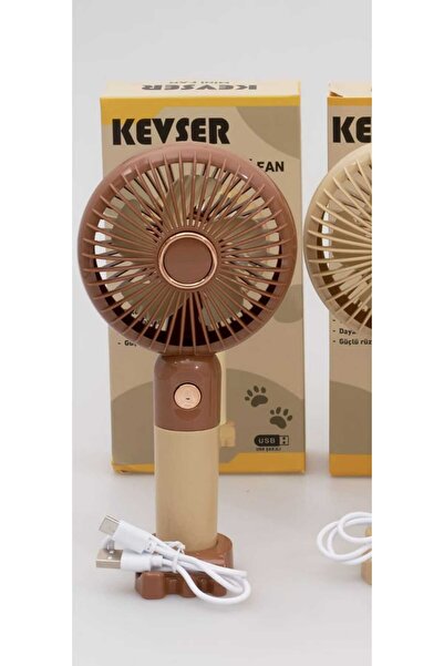 kevser bijuteri Turbo Üfleme 3 kademeli El Ve Masa Fanı Taşınabilir Şarjlı El...