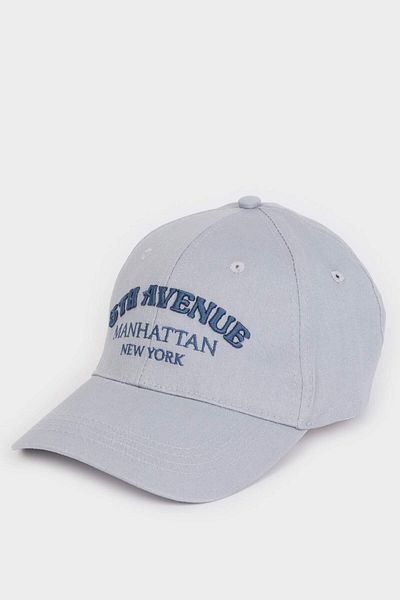 DeFacto Damen-Baseball-Basketballkappe mit Etikettendruck, gewebt, D7987AX25SM