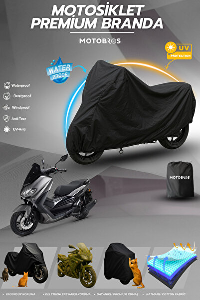 Motobros دراجة نارية القماش Rks Grace أسود مقاوم للماء ومتين (أعلى سمك) نسيج ...