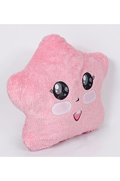 Özgüner Oyuncak Pabtex LED Işıklı Peluş Yıldız Yastık – Gece Lambalı Sevimli Uyku Arkadaşı