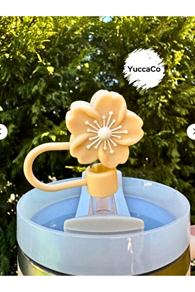 YuccaCo Accessorize Your Life Flower Thermos Accessory/Flower Straw Protector...