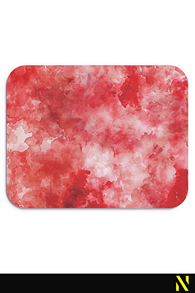 nilizma Εργονομικό ποντίκι με κόκκινο σχέδιο - 22 cm X 18 cm - Αντιολισθητική...