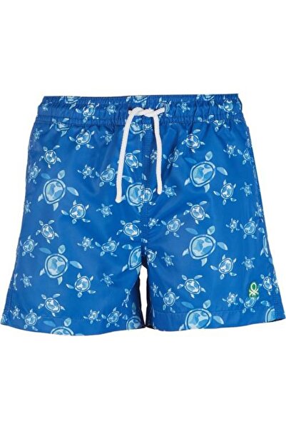 Benetton Boy's Blue Shorts