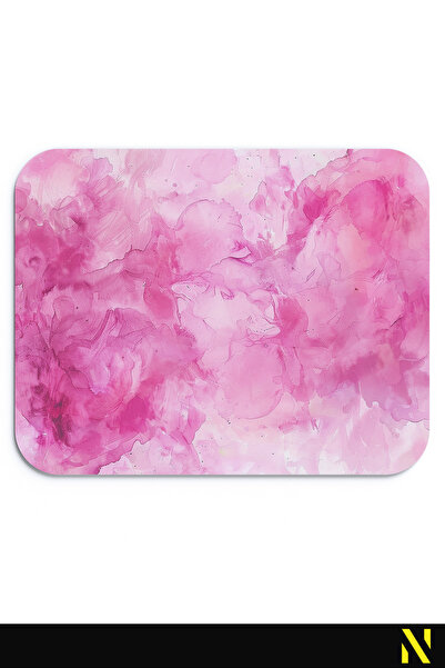 nilizma Pembe Renkli Desenli Ergonomik Mouse Pad - 22 Cm X 18 Cm - Kaydırmaz ...