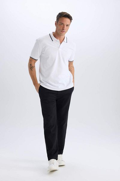 DeFacto 100% Cotton Regular Fit Normal Cut Summer Jogger Pants D1045Ax25Sp