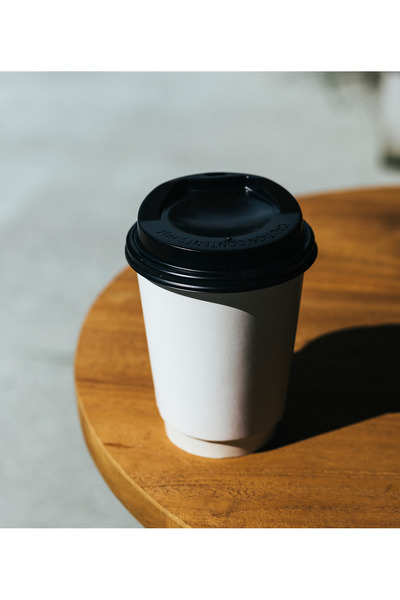 Sepet Doldur 12 OZ Emzik Kapak Siyah veya Beyaz - 1000 Adet