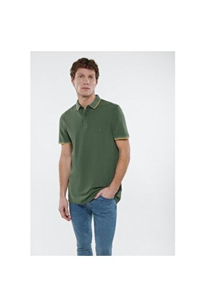 Mavi Muška polo majica maslinastozelene boje M065920-30721 T-shirt