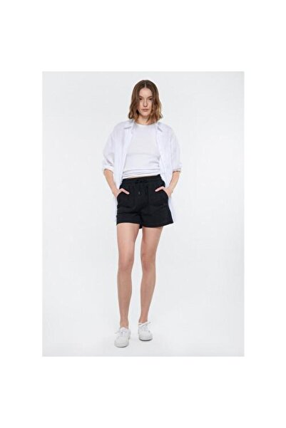 Mavi DOKUMA ŞORT