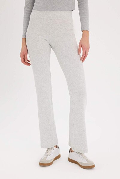 DeFacto Coool Flare Fit Beli Lastikli İspanyol Paça Ribana Pantolon E0628AX25SP