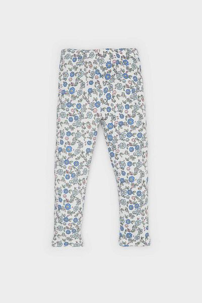 DeFacto 2-teiliges Set für Babys, Mädchen, Blumen-Sweatshirt, elastische Taille, Leggings D9384A525SP