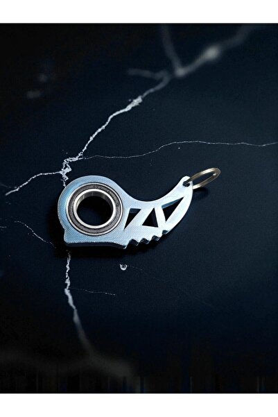 ALFA3D Siyah-Mavi 3D Keyrambit Anahtarlık | Premium Tasarım (BÜYÜK BOY)