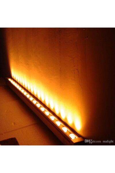 ZMR Mb Elektronik 50 Cm Amber Wallwasher Dış Duvar Bahçe Camii Bina Aydınlatma