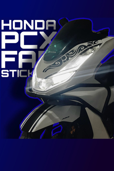 Honda PCX FAR ÜSTÜ DESEN STİCKER ETİKET