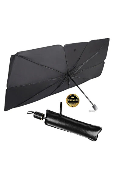 TRAKMATS مظلة قابلة للطي للزجاج الأمامي للسيارة من فولكس فاجن كادي، باللون ال...