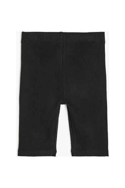 Koton Cotton Basic Short Leggings with Elastic Waist