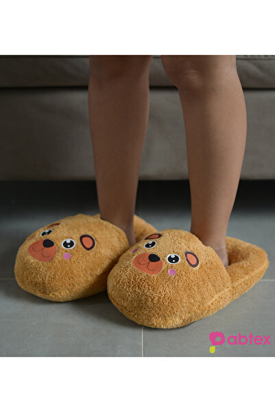 Pandamkee Pabtex Cute Animal Patterned Casual Size Plush Slippers