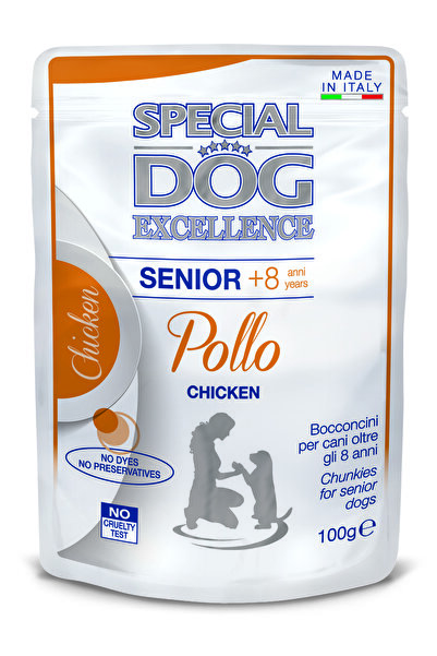 Monge Dog Wet Food - Pouches Senior with chicken - Special Dog Excellence by Monge
