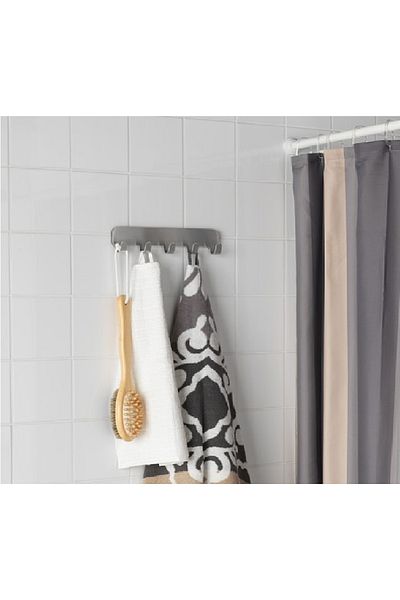 IKEA Brogrund Hook Rack Stainless Steel