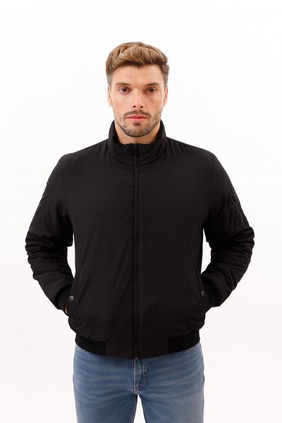freemen Palton sezonier pentru bărbați, cu căptușeală neagră, cu guler vertical, rezistent la apă și vânt