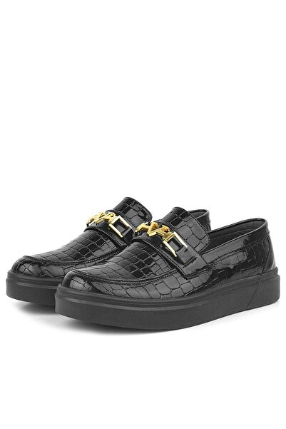 Rakerplus Чорні шкіряні черевики з пряжкою для дітей