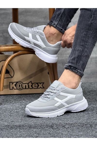 KANTEX Sneaker Sports Shoes Comfortable Airy Flexible Quality Lace-Up Orthopedic Useful-M28