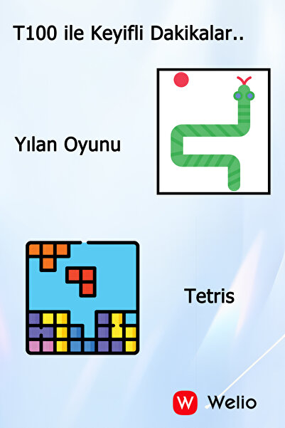 Welio Wkey T100 Mavi Tuşlu Cep Telefonu Kamerasız Asker Telefonu Yaşlı Cep Telefonu (KVK GARANTİLİ)