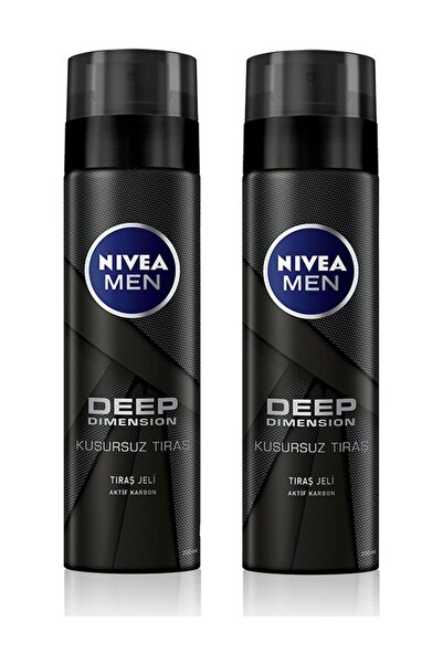 NIVEA Tıraş Jeli Deep Dimension 200 ml X 2 Adet
