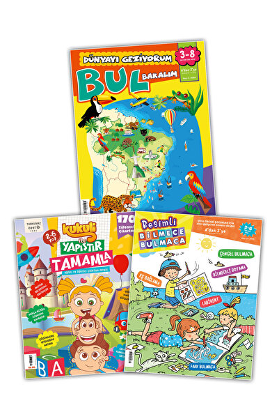 Turkuvaz Dergi 3'lü ÇOCUK PAKETİ 1