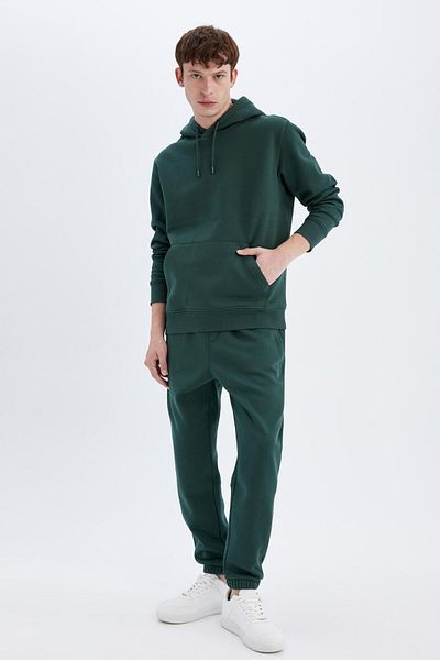 DeFacto Pantaloni de trening cu ajustare normală, buzunare, talie cu șireturi, picior elastic B6155ax24au