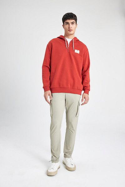 DeFacto Pantaloni de jogger tactici de vară, slim fit, slim fit, cu buzunare cargo B3585ax24sp