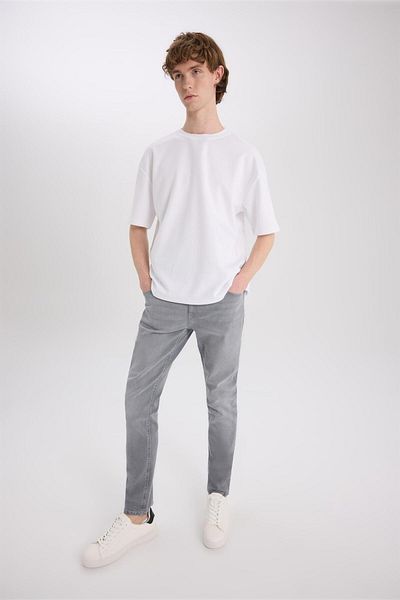 DeFacto Дънки Pedro Slim Fit с тясна талия и нормална талия D9782AX25SP