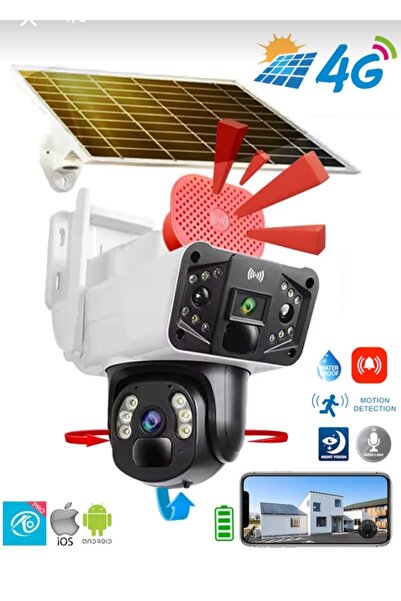 Genel Markalar Okam 3915 sim kartlı güneş paneli kamera