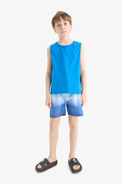 DeFacto Jungen-Meeresshorts mit Farbverlaufsdruck E7578A825HS