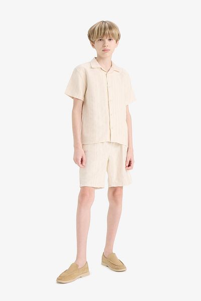 DeFacto Pantaloni scurți pentru băiat cu talie elastică E5825a825hs