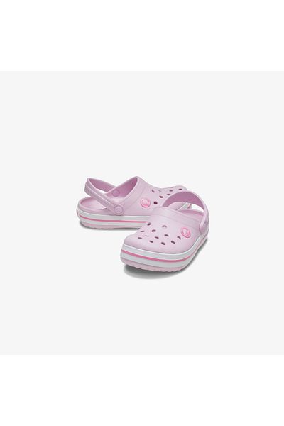 Crocs Dětské růžové pantofle Crocband Clog