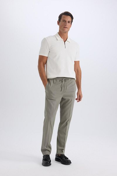 DeFacto Pantaloni de jogger din țesătură de vară - Au legătură în talie.弐A9943AX25SP
