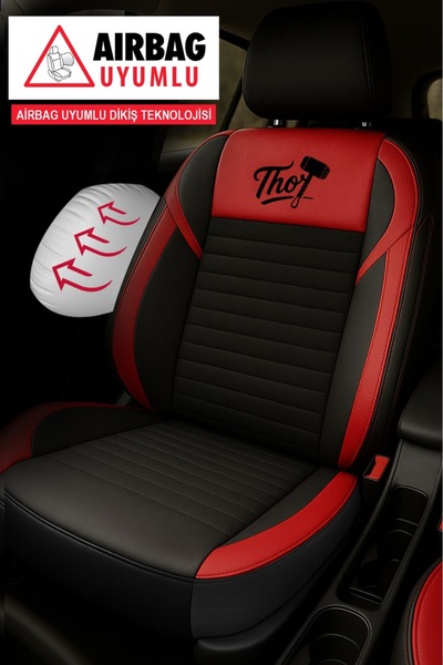 GM-DESIGN Thor Arm Feather Auto Seat Cover (Tofaş Kartal-Şahin-Doğan-Serçe-Tempra Compatible)