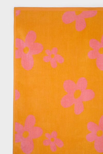 DeFacto Women's Floral Cotton Beach Towel Z9266Az23Sm