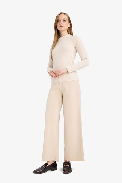 DeFacto Pantaloni de tricotaj cu picioare largi F1102AX25AU