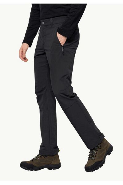 Jack Wolfskin Pantaloni negri Actıvate XT pentru bărbați 1503755 -6000