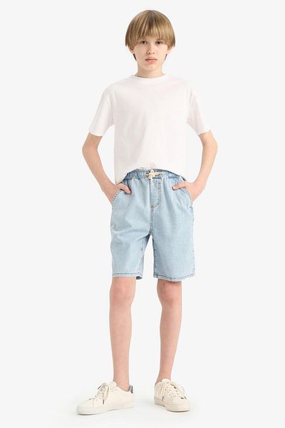 DeFacto Дънки за момче Basic Straight Shorts B5764A824Sm