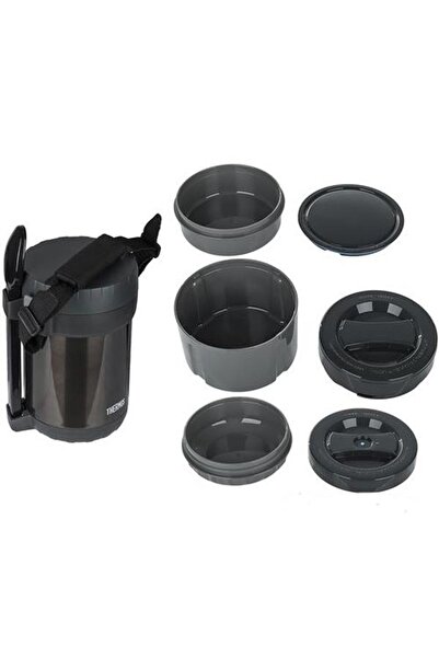 Thermos Jbg-1800 3 Compartment Food Thermos Black 1.3 Lt-197623