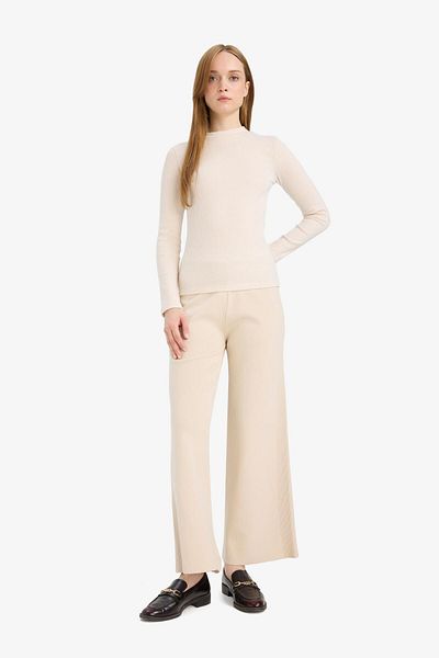 DeFacto Pantaloni de tricotaj cu picioare largi F1102AX25AU