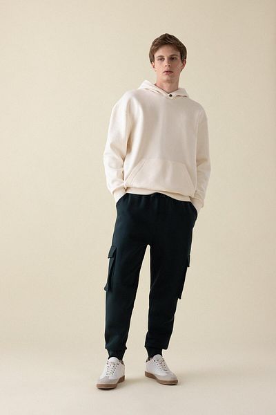 DeFacto Pantaloni de sport Jogger cu potrivire obișnuită - Buzunar cargo, picior elastic cu șireturi Y5533az24au
