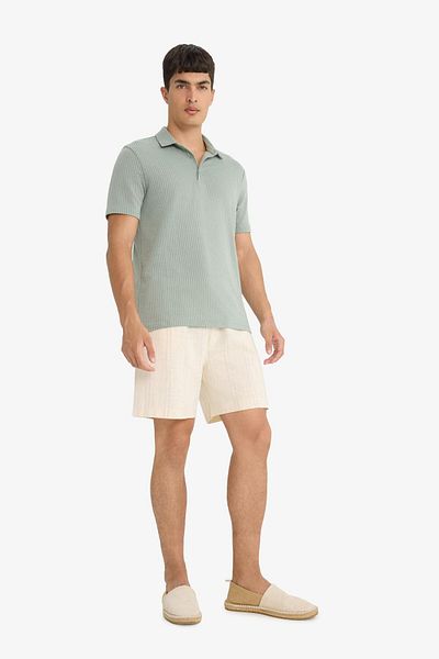 DeFacto Relax Fit βαμβακερό σορτς βερμούδας E1735AX25SM