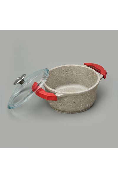 Masterchef Cast Iron Pot - Black - 20 cm