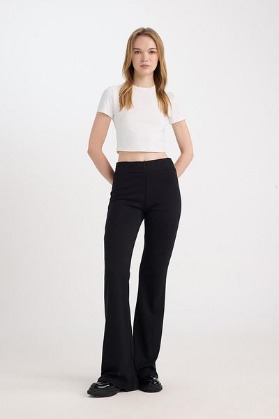 DeFacto Flare Fit Straight Leg Long Length Pants D7452Ax24Au